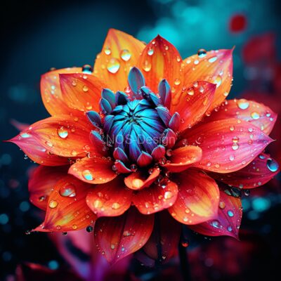 Kleurrijke Dahlia