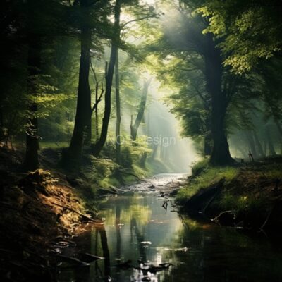 Beekje in het Bos