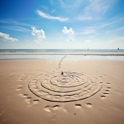 Spiraal in het Zand