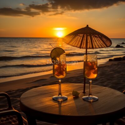 Cocktails bij Zonsondergang